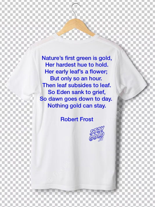 Stay Gold Nerves - Unisex White T-shirt