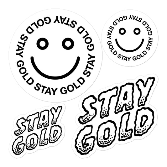 Stay Gold Bubble-free stickers